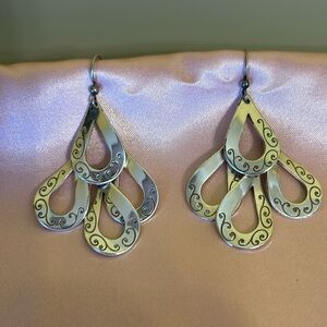 Brighton silver drop earrings
